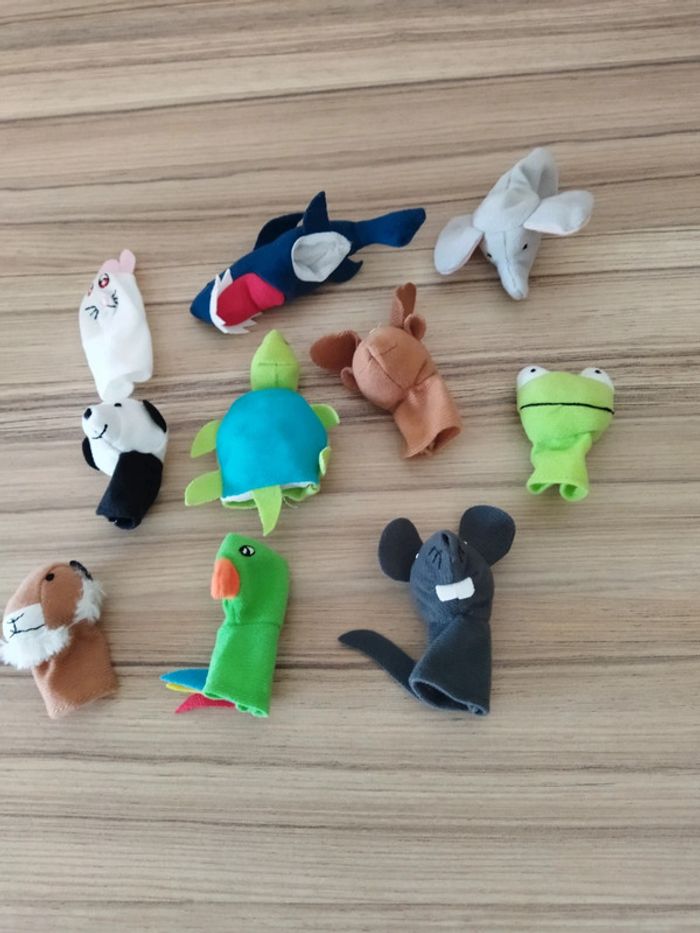 Lot de 10 Marionnettes à doigts
