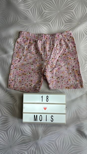 Short 18 mois fille