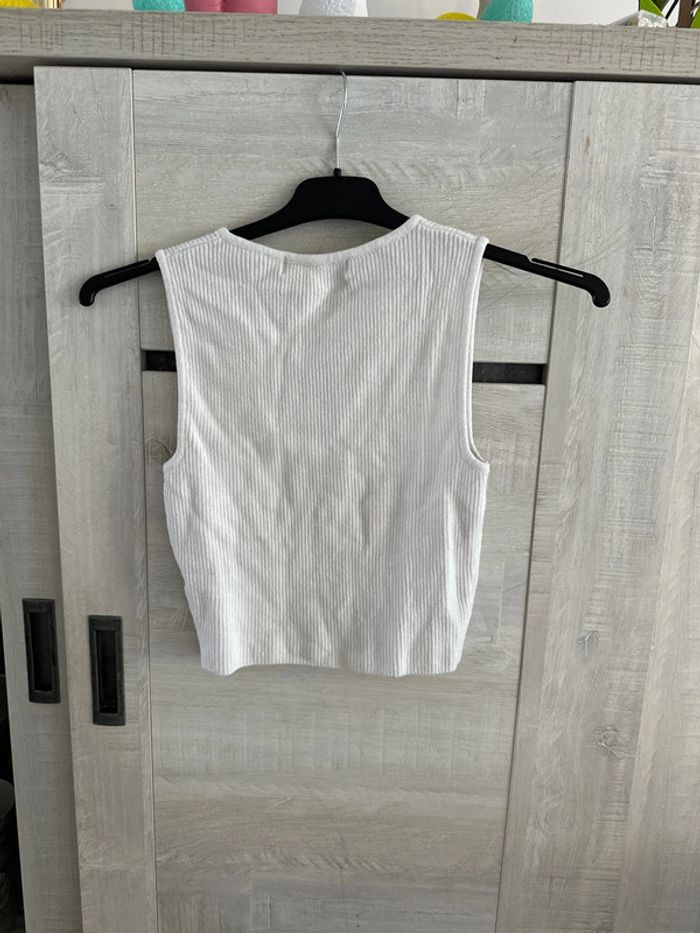 Haut court blanc taille XS - photo numéro 2