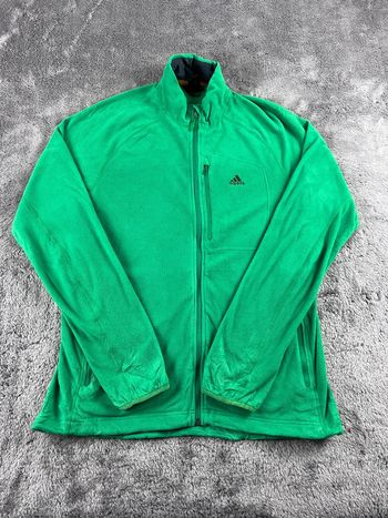 Veste polaire Adidas vert fluo – Taille L
