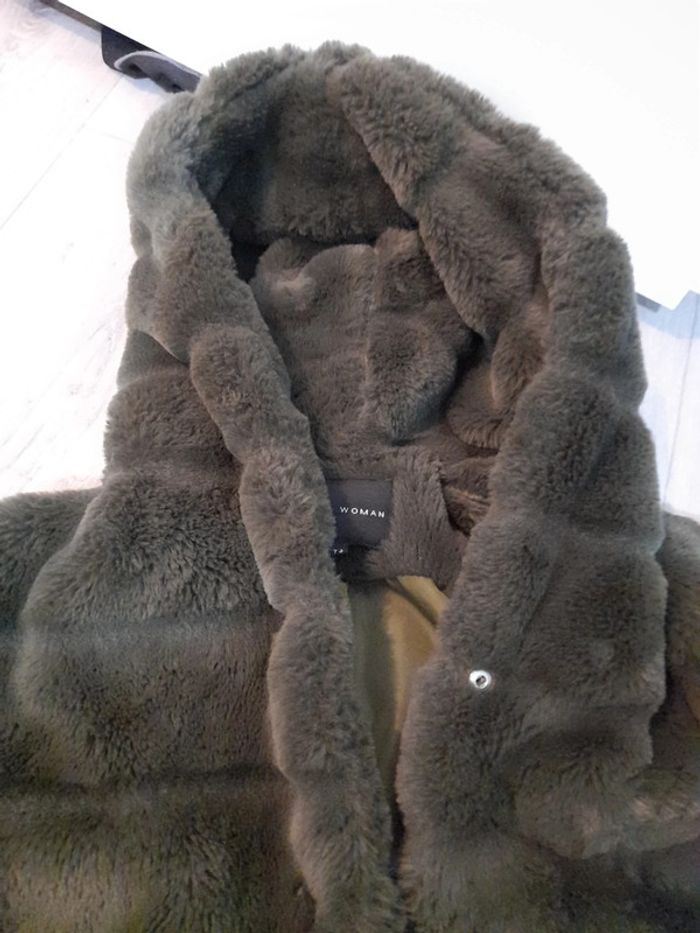Manteau chaud kaki - photo numéro 4