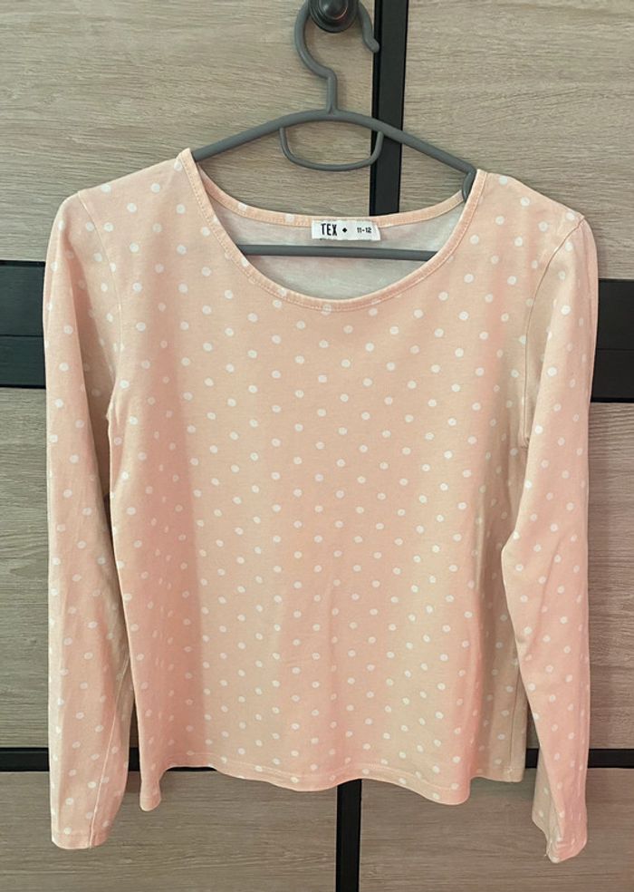 T-shirt Tex manches longues Taille 11/12 ans - photo numéro 5