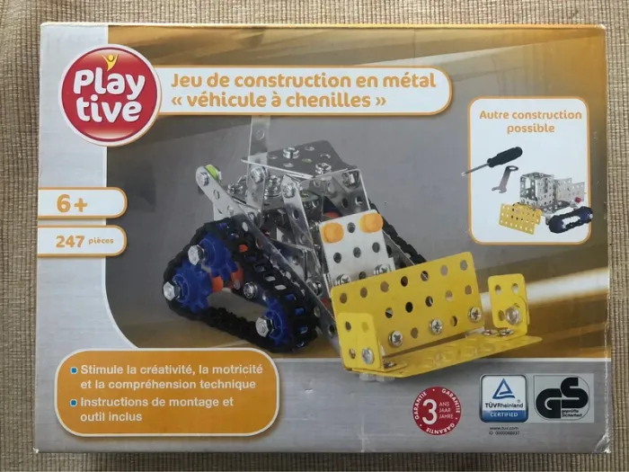 Jeu de construction en métal