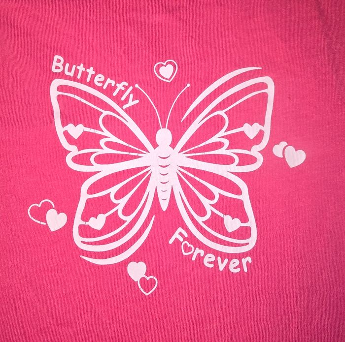 tee shirt manches longues papillon - photo numéro 2