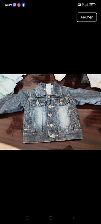 Veste en jean 