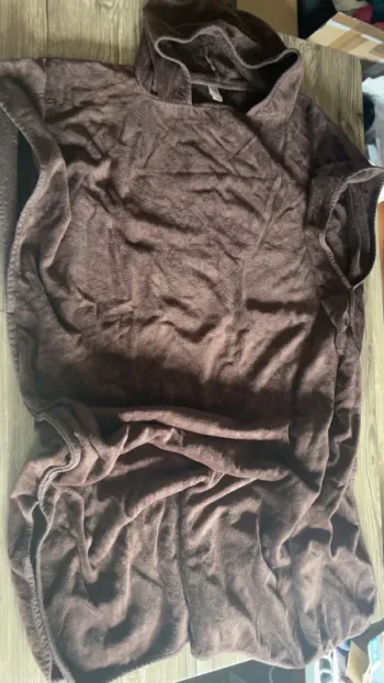 Peignoir à capuche homme / femme taille unique