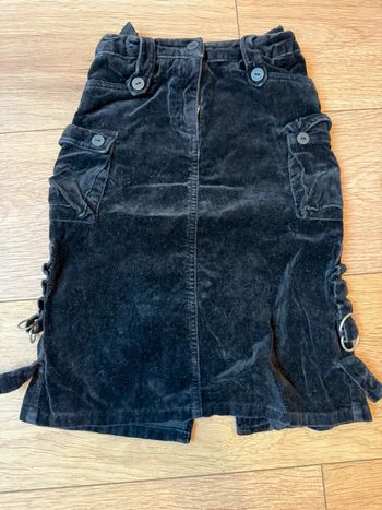 Jupe velours Okaidi noir en 4ans