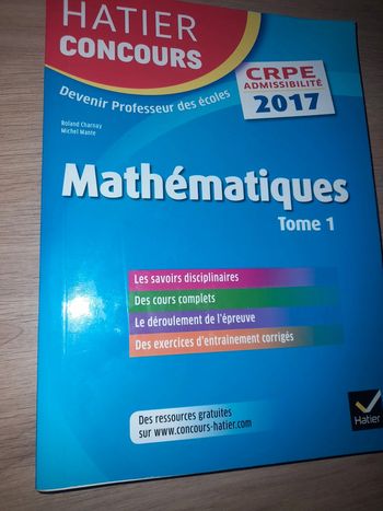 Hatier CRPE Mathématiques