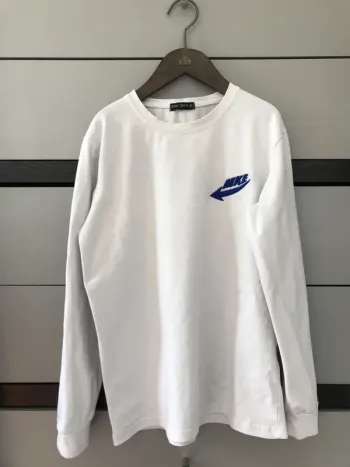 garçon tshirt manches longues 14 ans blanc à messages et broderies