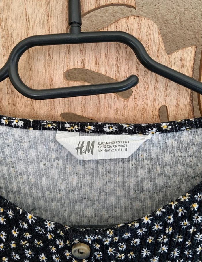 Tee shirt manches longues Taille 10/12 ans H&M - photo numéro 3