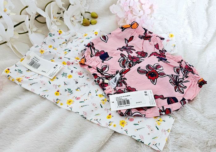 Pantalon Leggings et Bloomer 100% coton Petit Bateau Taille 6 mois