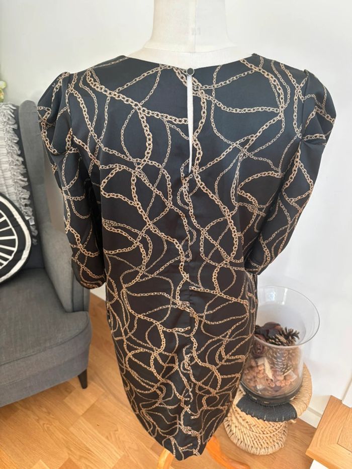 Sublime robe manches 3/4 froncées - Cottonade Paris - T42 - photo numéro 10