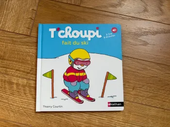 Livre enfant Tchoupi fait du ski Nathan