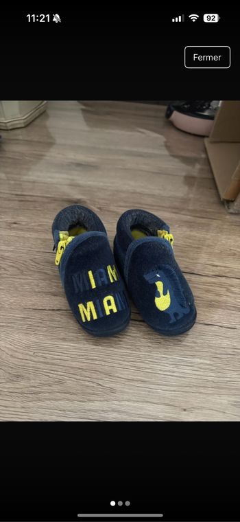 Chaussons bébé Isotoner