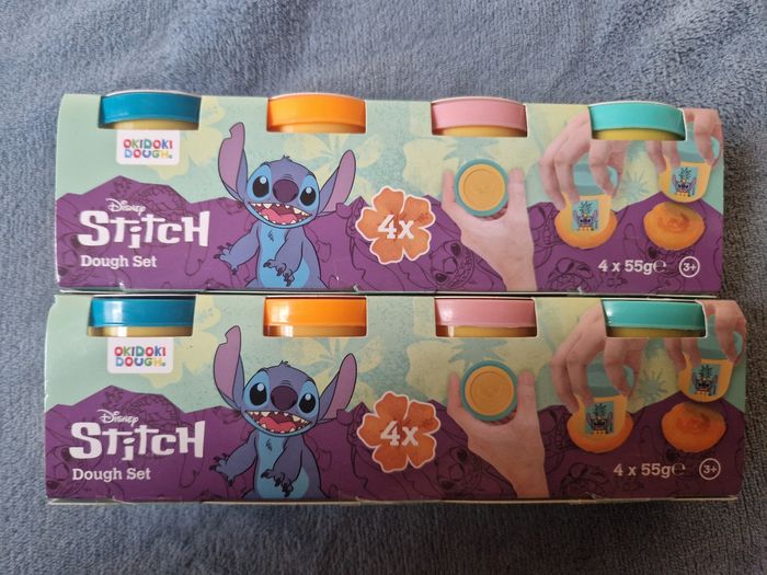 Lot de 2 packets de pâte à modeler Stitch