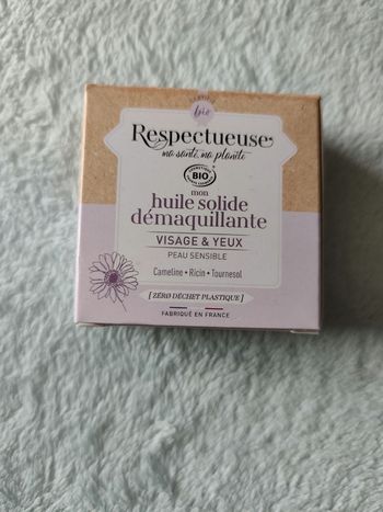 Huile solide démaquillante