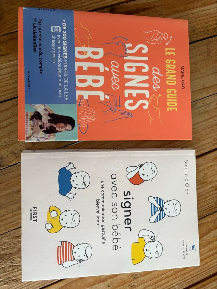 Livres signer avec bébé