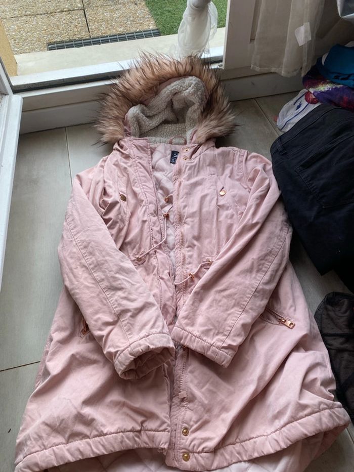 Manteau rose, taille 38