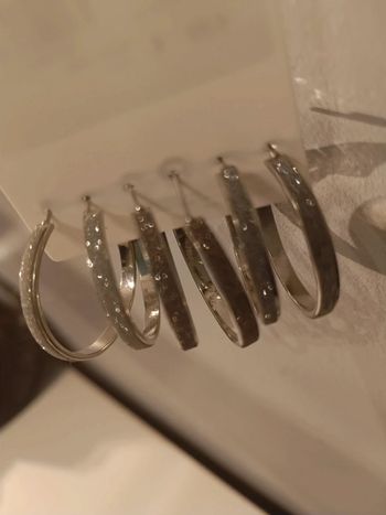 Lot de 3 paires de boucles d'oreilles