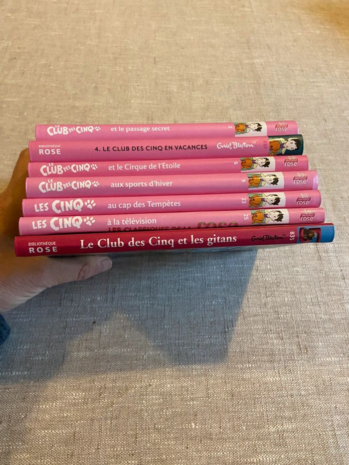 Lot de 7 romans du Club des Cinq - photo numéro 9
