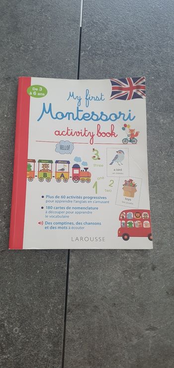 My first Montessori activity book