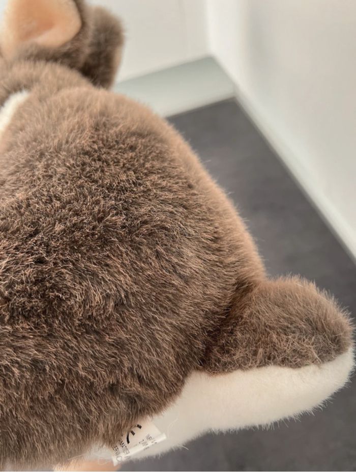 Peluche lapin 35cm de hauteur toute douce en excellent état - photo numéro 4