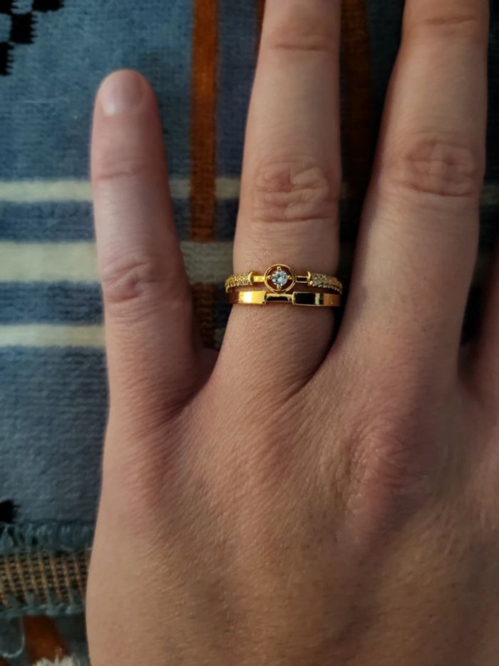 Bague en acier inoxydable ajustable