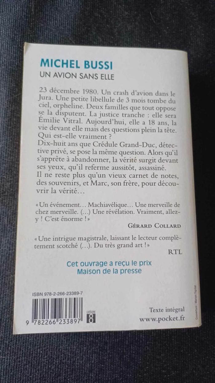 Un avion sans elle – Michel Bussi - photo numéro 3