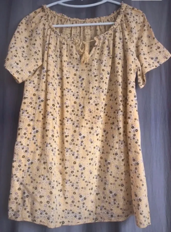 Blouse fleurie neuve taille xl - photo numéro 2