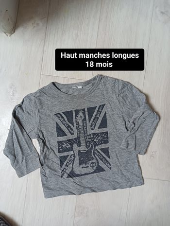 Haut manches longues 18 mois
