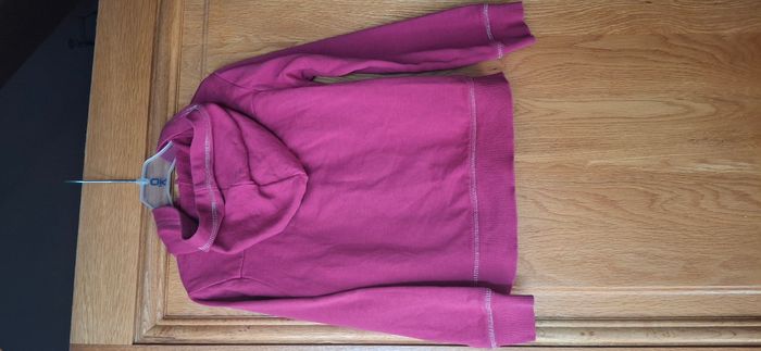 Veste sweat mauve marque La compagnie des petits taille 6 ans - photo numéro 2