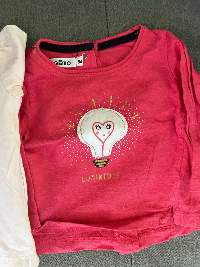 T-shirts ML 3 mois - photo numéro 3