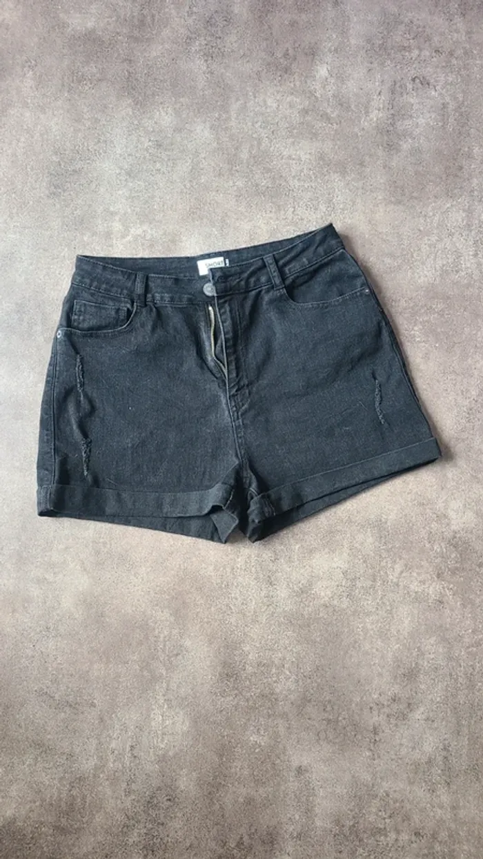 Short jeans noir