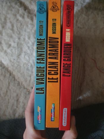 Lot de livre cherub missions 12, 13 et 14