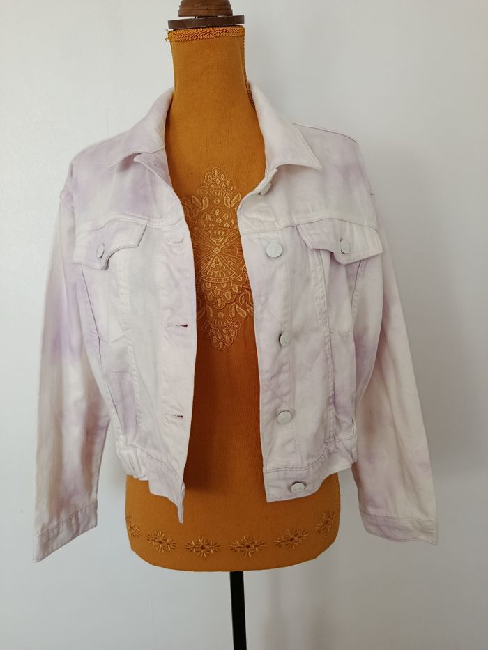 Veste jean tie & dye rose Pimkie M