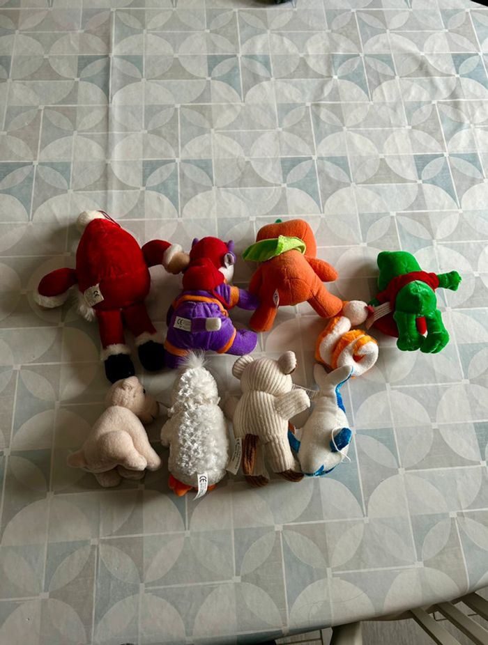 Lot de 9 petites peluches - en très bon état - photo numéro 2