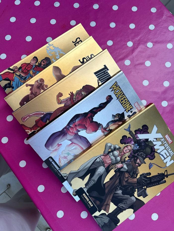 Lot de 5 Marvel livres Marvel gold collection les grands alliances - 6-7-8-9-10 - photo numéro 13