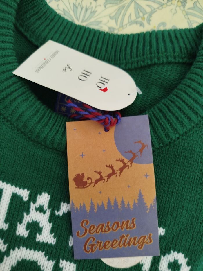 Pull moche de Noël homme taille.S vert - photo numéro 6