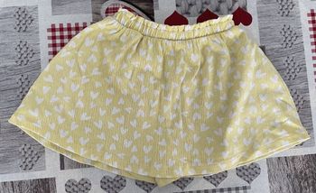 Jupe short jaune - 6 ans