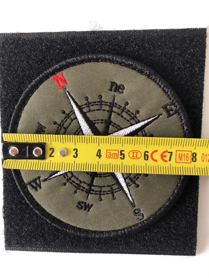 Écusson patch brodé boussole Neuf - photo numéro 2
