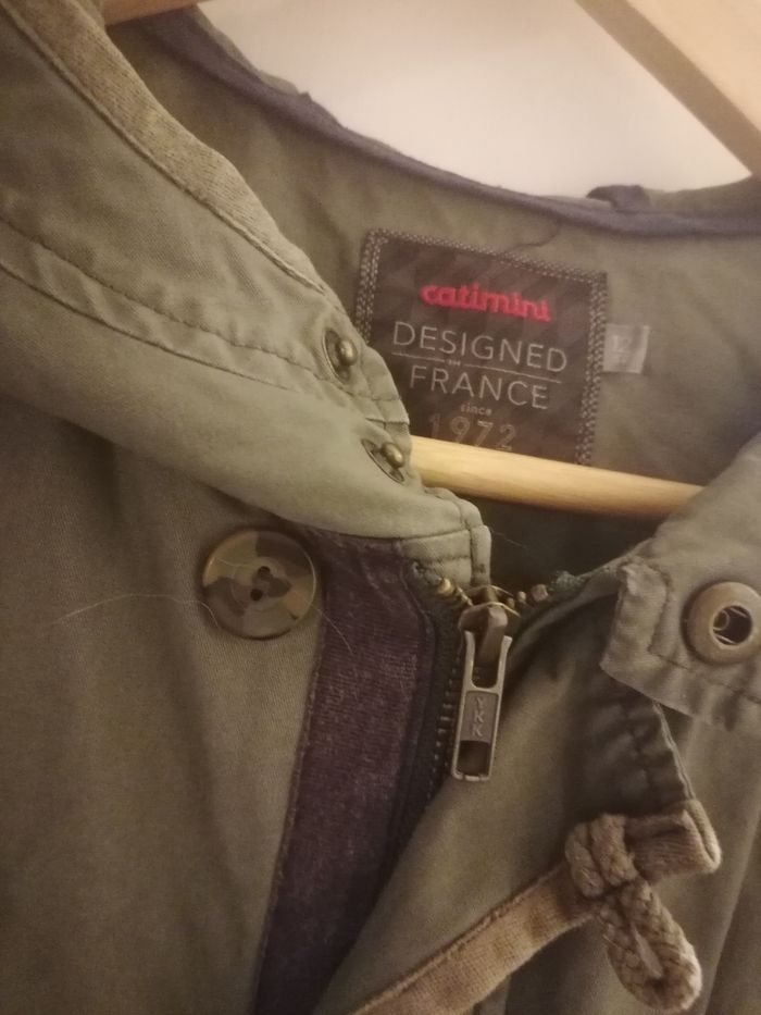 Veste coton légère zippée à capuche garçon 12 ans - photo numéro 4