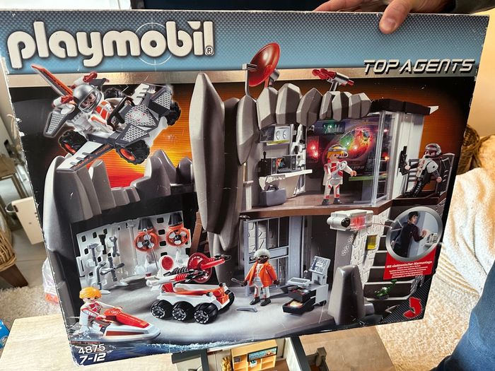 Base des agents secrets Playmobil 4875