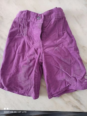 Jupe culotte violet vert baudet