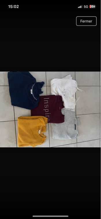 Lot de pull