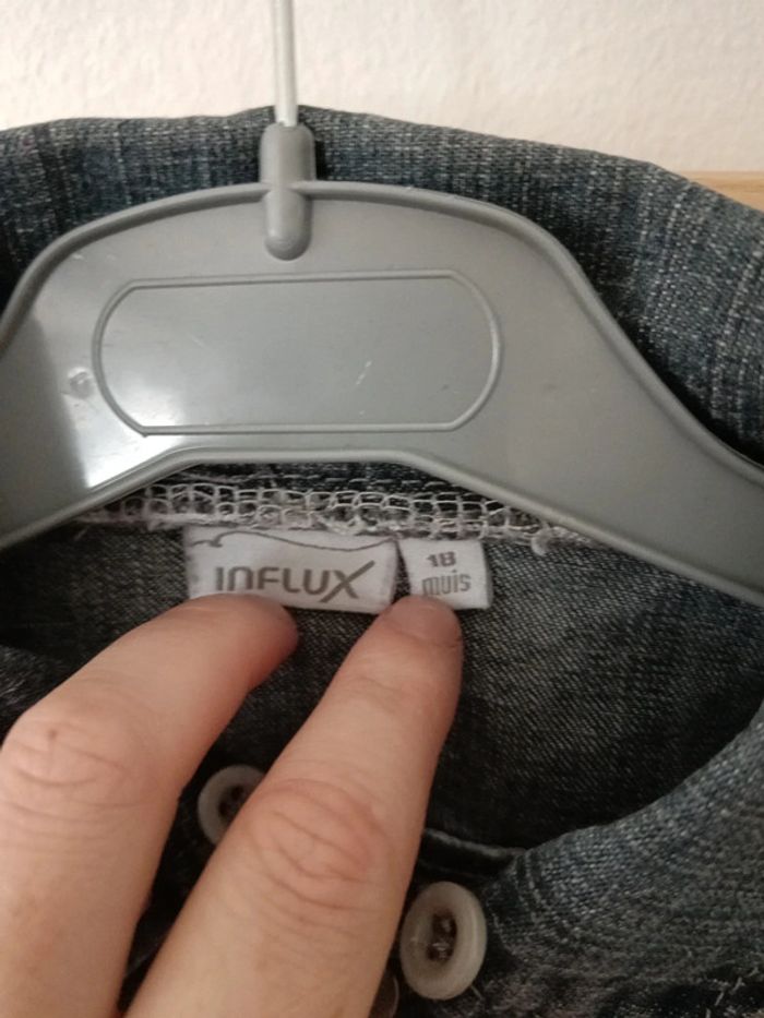 Veste en jeans influx - photo numéro 3