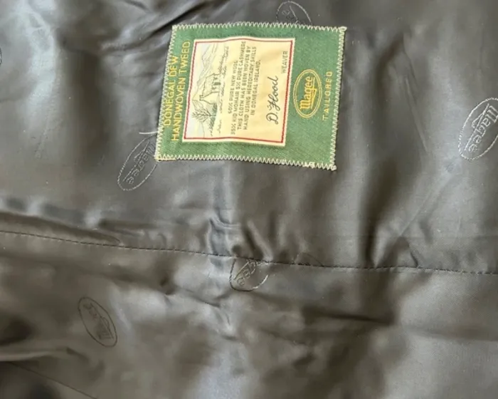 Magee 1866 veste longue blazer manteau caban  en laine bleu marine femme, taille - photo numéro 9
