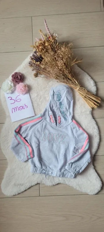 Petit sweat à capuche