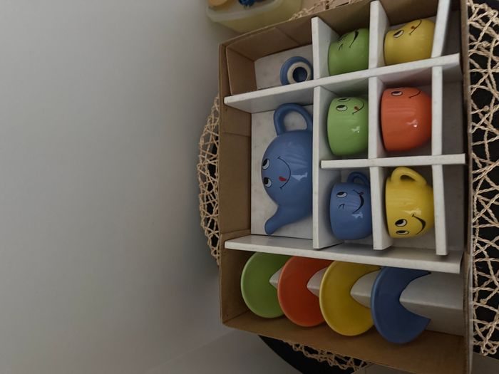 Coffret de jeu Service à thé avec grimaces Champion