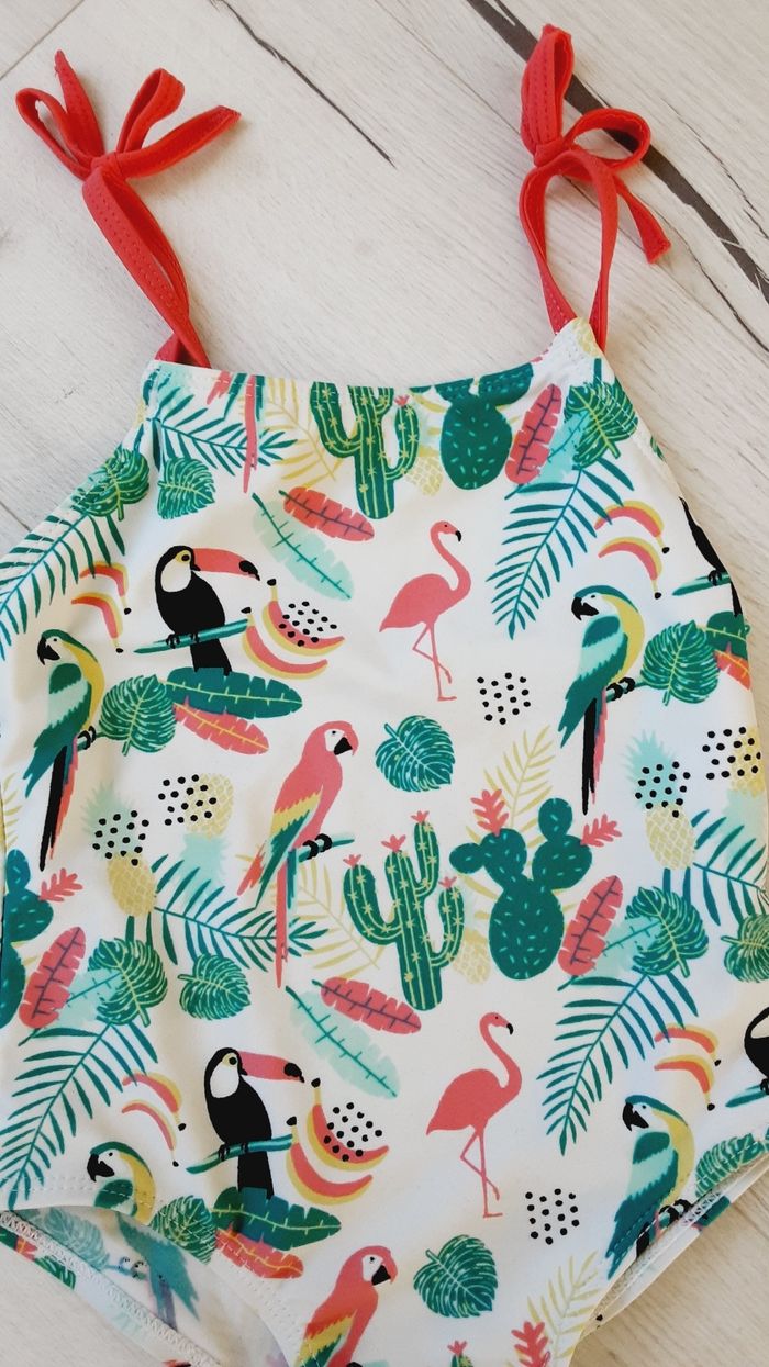 Vêtement fille maillot de bain une pièce pélican tropiques Orchestra 3 ans - photo numéro 2