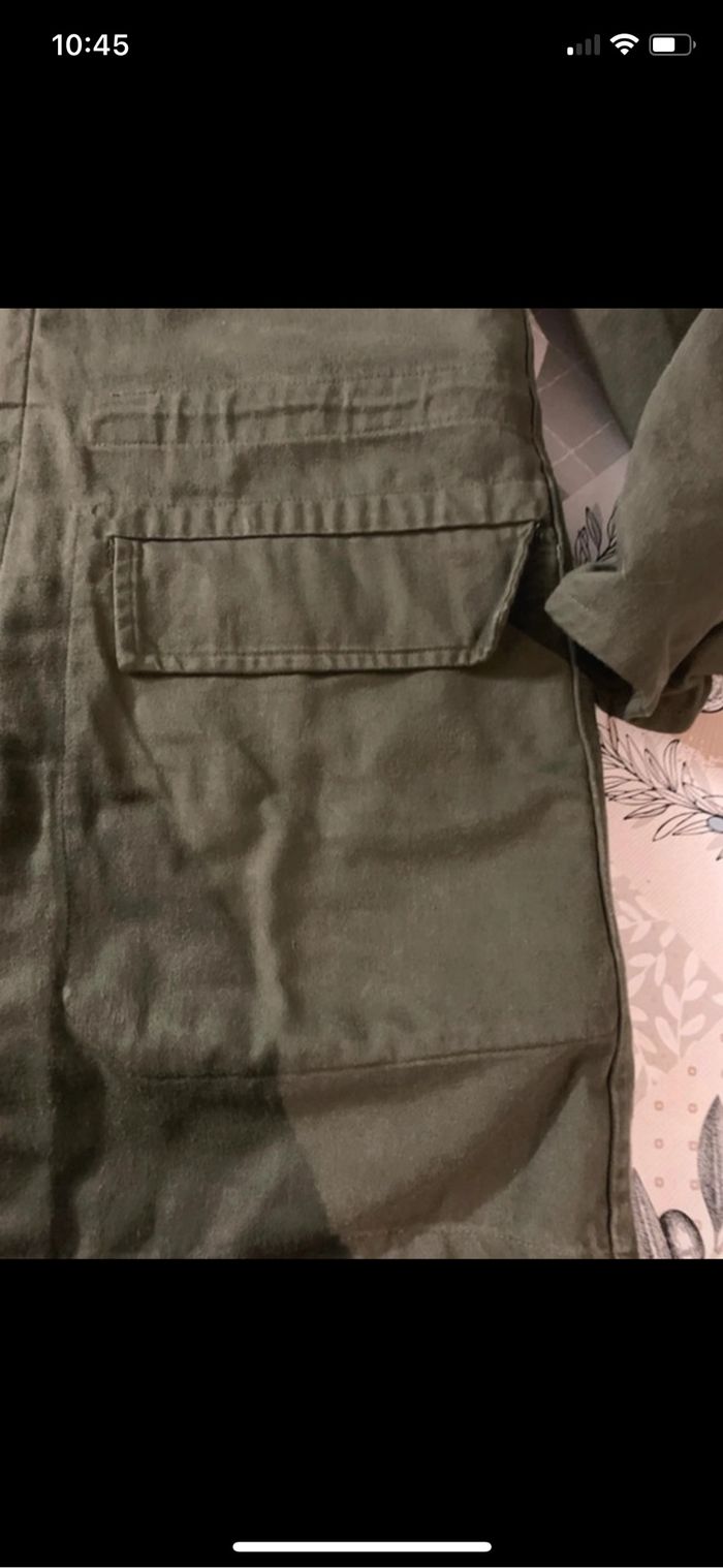 Magnifique parka kaki avec doublure polaire détachable - photo numéro 3